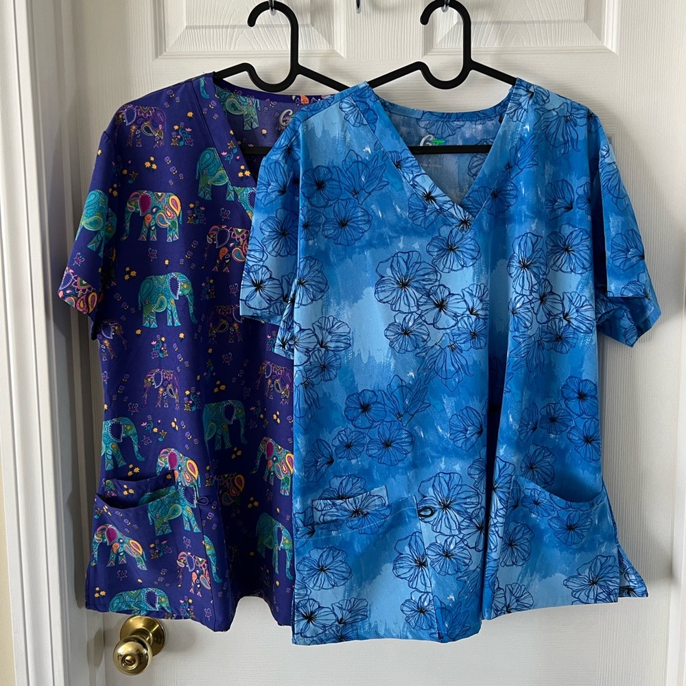 GT performance scrub tops